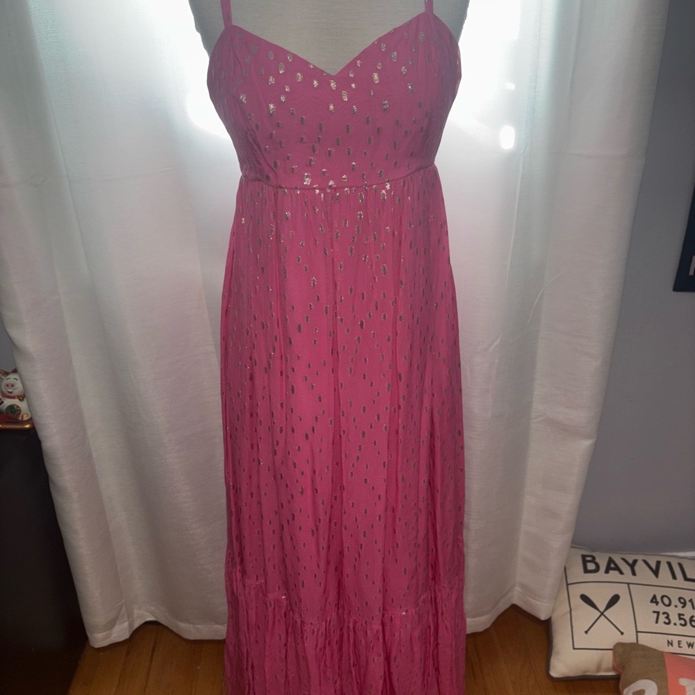 Lilly Pulitzer Pink Sleeveless Maxi Dress